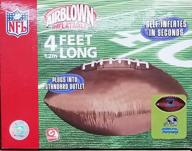 Panthers 4' Inflatable Ball Indoor/Outdoor image 0