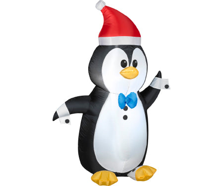 Penguin in Tux Gemmy Airblown Inflatable 4 ft tall image 0