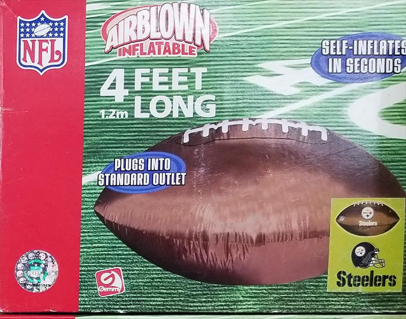Steelers 4' Inflatable Ball Indoor/Outdoor image 0
