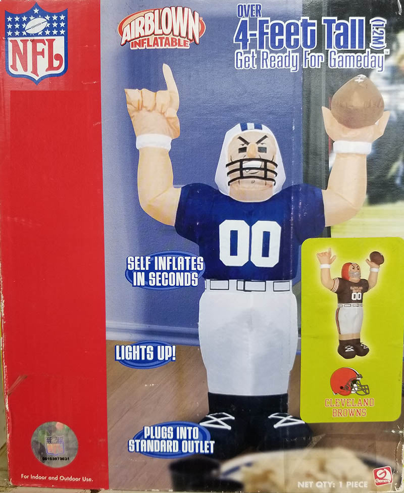 Browns 4' Inflatable Player Indoor/Outdoor image 0