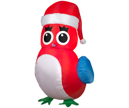 Big Eye Bird Gemmy Outdoor Inflatable 3 ft High image 0