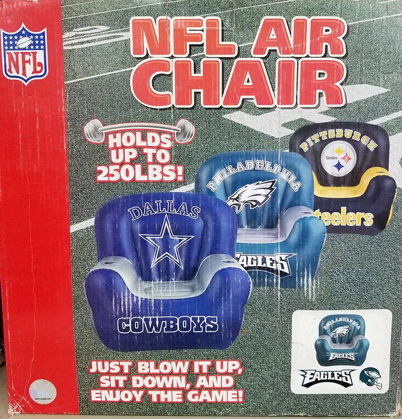 Philadelphia Eagles Air Chair Inflatable Indoor/Outdoor image 0
