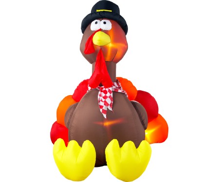 Giant Turkey Inflatable - 6 Foot image 0