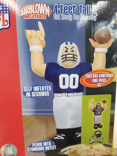 Philadelphia Eagles 4 Ft Football Player Inflatable! image 0