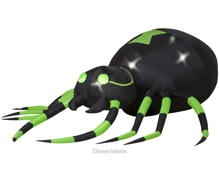 Spider w/ Turning Head Animated Gemmy Airblown Inflatable 6ft image 0