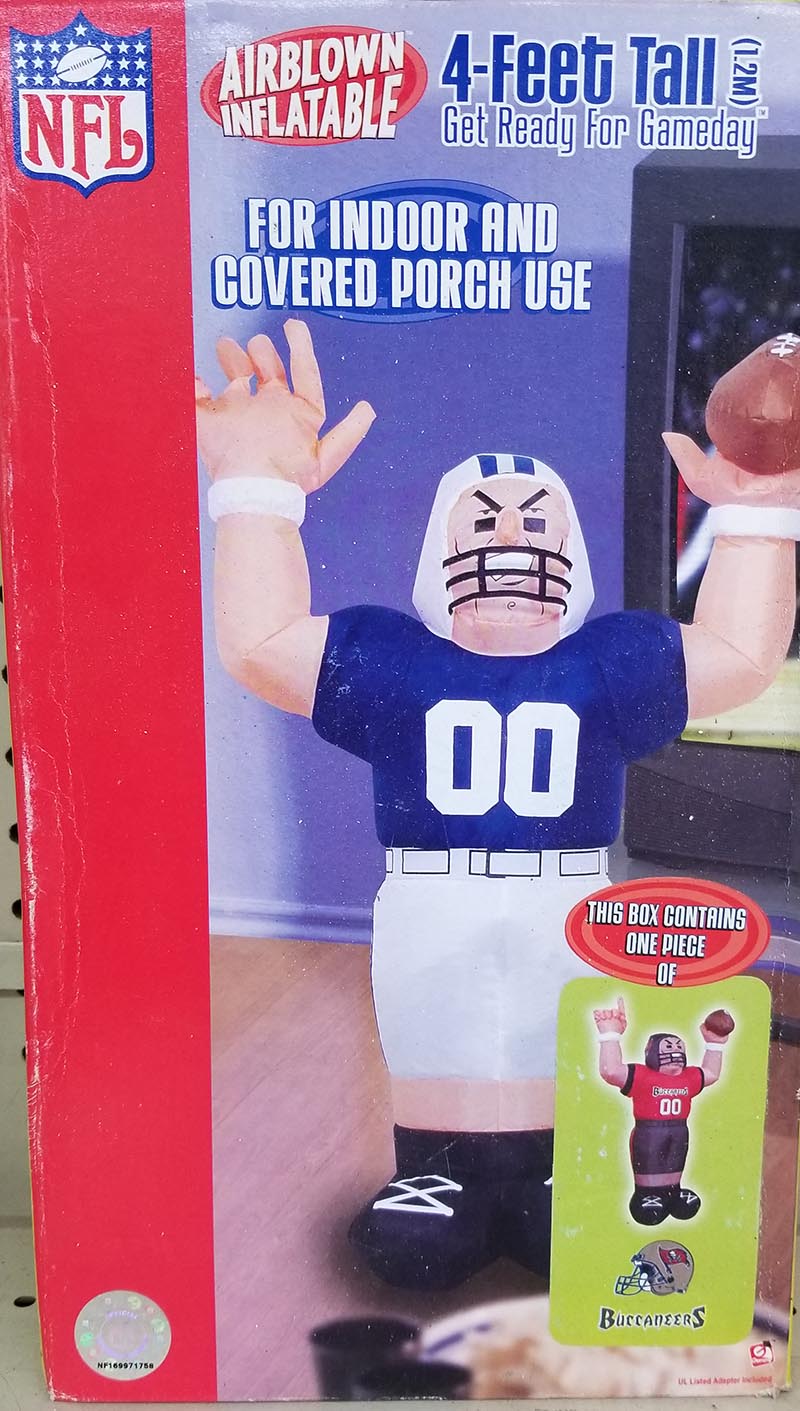 Tampa Bay Bucs 4' Inflatable Player Indoor/Outdoor image 0