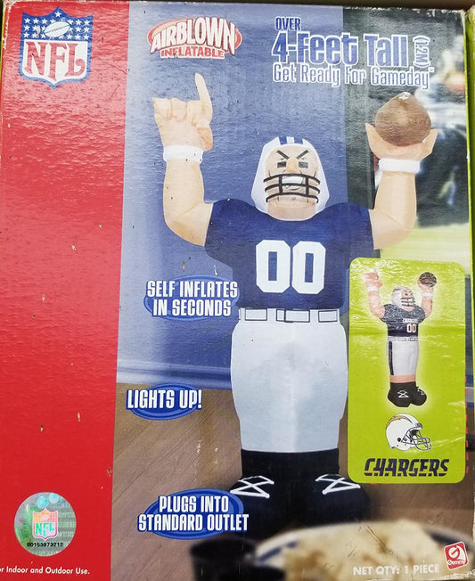 Chargers 4' Inflatable Player Indoor/Outdoor image 0