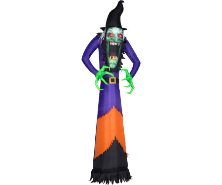 Witch Photorealistic Face Gemmy Giant Airbln Inflatable 12ft image 0